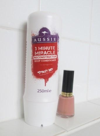 cassiefairys beauty and hair product purchases during my use-up challenge nail polish and 3 minute miracle