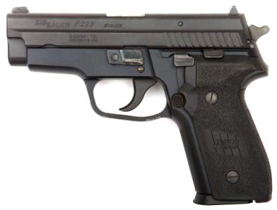 Aaron Cross’s Biker Jacket in The Bourne Legacy The SIG-Sauer P229, pistol of choice for CIA assassins (according to the movies). Image from IMFDB, a great resource for firearms enthusiasts, movie enthusiasts, and firearms-in-movies enthusiasts.