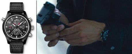 Aaron Cross’s Biker Jacket in The Bourne Legacy The watch shown here is especially useful on Monday the 25th. Double points if it's 10:08.
