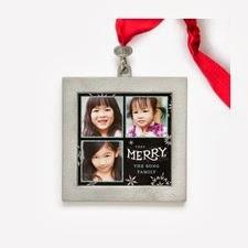 Sale! Tiny Prints Personalized Photo Christmas Ornaments 25% Off!