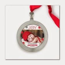 Sale! Tiny Prints Personalized Photo Christmas Ornaments 25% Off!