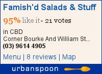 Famish'd Salads & Stuff on Urbanspoon