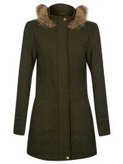 Mini winter haul Faux Fur Hood Parka