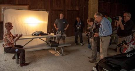 Book Review: Rose Under Fire by Elizabeth Wein woman modeling in photography workshop on environmental portraiture