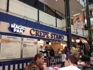 trip to minneapolis mall of america crepe stand