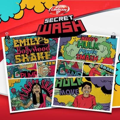 Bollywood shake with Lifebuoy Secret Wash moves