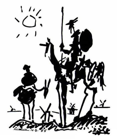 Pablo Picasso - Don Quixote (and his Unicorn)