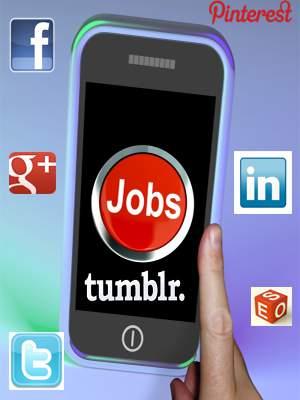 social media networks to find a job