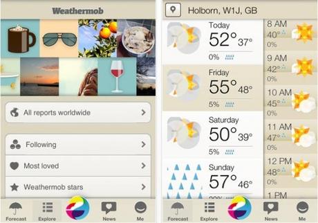 Weathermob iphone