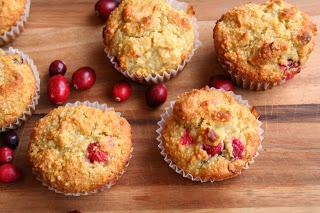 Cranberry Almond Muffins (Dairy, Gluten/Grain and Refined Sugar Free)
