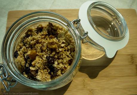 Walnut and Cherry Maple Granola Nutty breakfast
