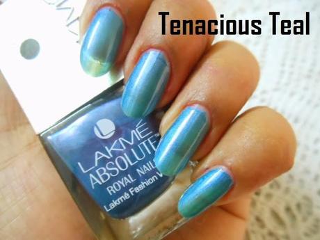 Swatch Fest ~ Lakme Absolute Royal Nails