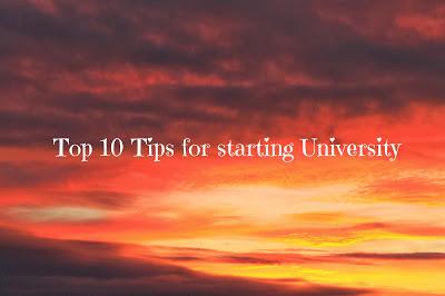 University Series || #19 Top Ten Tips For Starting University