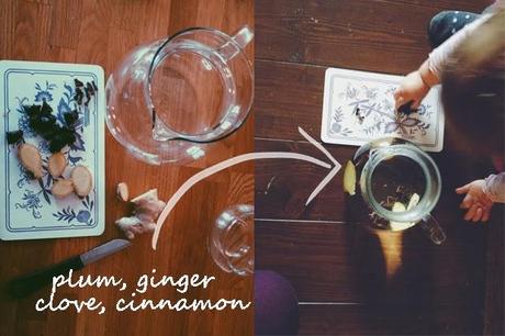 tea time (spiced ginger plum tea recipe)