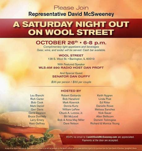 A Saturday Night Out with Rep. David McSweeney