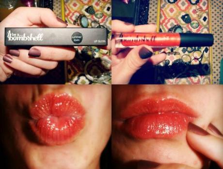 Ribbet collage lips