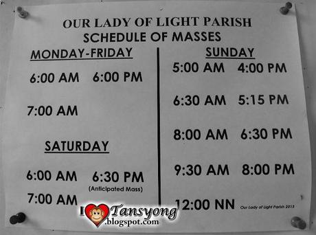 Wandering in Cainta’s Our Lady of Light Parish.