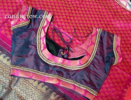 Blouse design For Kanchipuram Silk Saree | Diwali Shopping
