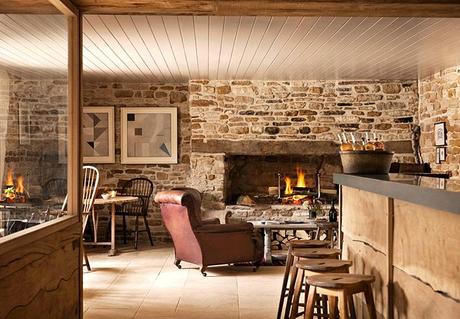 cosy pub with fireplace