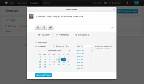 Starting Today, Twitter Allows You To Schedule Your Tweets For Publication Up to A Year In Advance