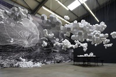 paper arts | paper art installation