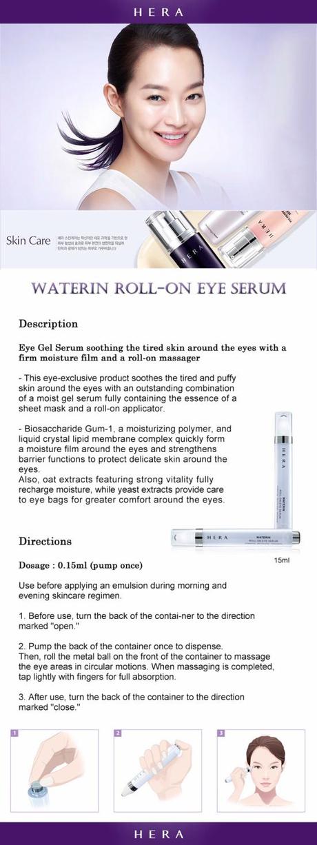 Hera Waterin Roll-On Eye Serum Hera Roll-on Eye Serum info