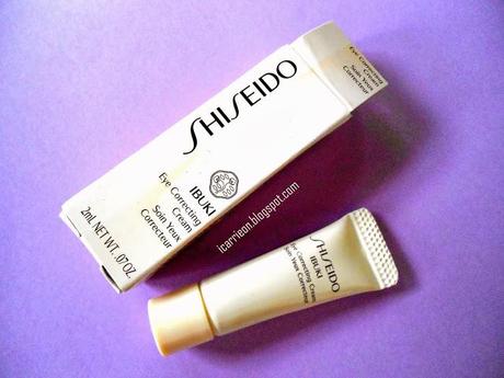 Shiseido Ibuki Eye Correcting Cream Review
