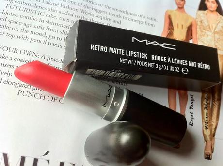 MAC Retro Matte Lipstick Dangerous - Review, Swatches