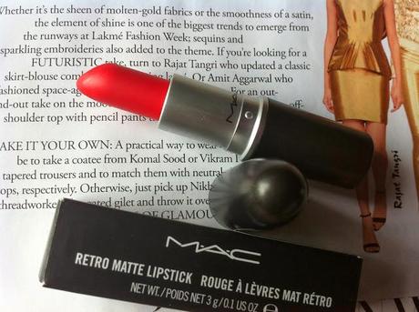 MAC Retro Matte Lipstick Dangerous - Review, Swatches