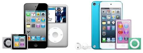 line of iPod players
