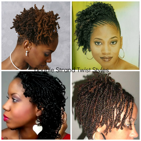 Unique Double & Two-Strand Twisted Natural Hair Styles