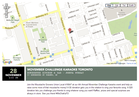 Movember Journal 2013: #MoChaKaTO is Coming! Movember.com MoChaKaTo Mo Party Page