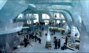 Ice Palace Foyer and bar from the movie Die Another Day