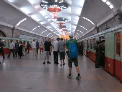 Revival to Glory: Riding on the Pyongyang Metro, North Korea backpacking in pyongyang north korea