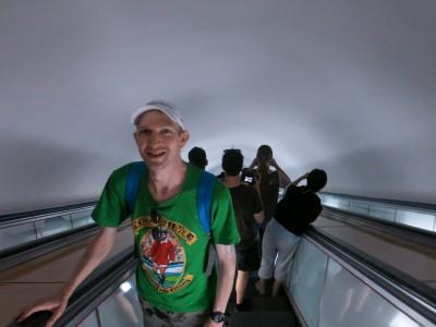 Revival to Glory: Riding on the Pyongyang Metro, North Korea revival escalator pyongyang