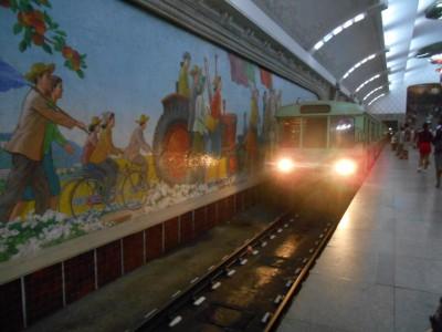 Revival to Glory: Riding on the Pyongyang Metro, North Korea metro station revival pyongyang