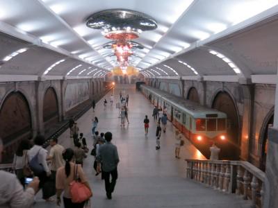 Revival to Glory: Riding on the Pyongyang Metro, North Korea pyongyang north korea revival station
