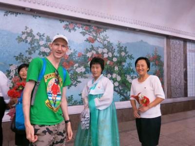Revival to Glory: Riding on the Pyongyang Metro, North Korea talking to locals at metro pyongyang