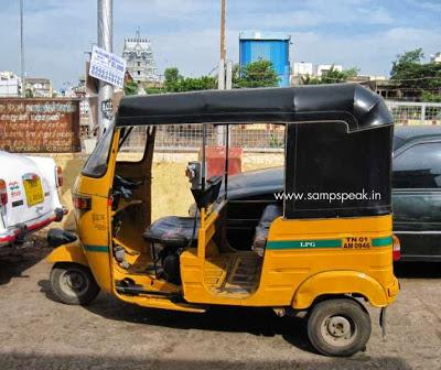 Auto-rickshaws of Chennai metropolis ~ now they have meters too.... !!