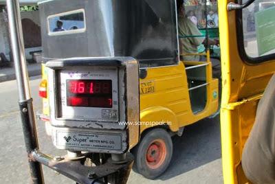 Auto-rickshaws of Chennai metropolis ~ now they have meters too.... !!