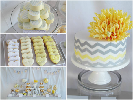 A Chevron Themed Engagement Party by The Cupcake Emporium