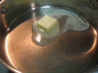 Melt butter in saute pan