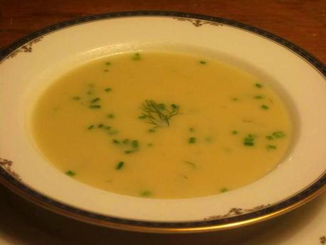 A Cream of Leek, Fennel & Potato soup