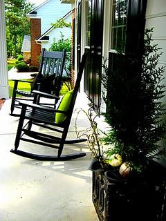 fall porch: fayetteville style