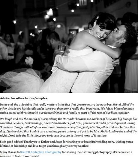 Featured on Bridal Musings! // Florida Wedding Photographer