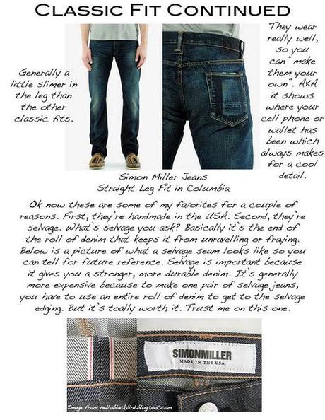 Men's Denim Fit Guide Men's Denim Fit Guide