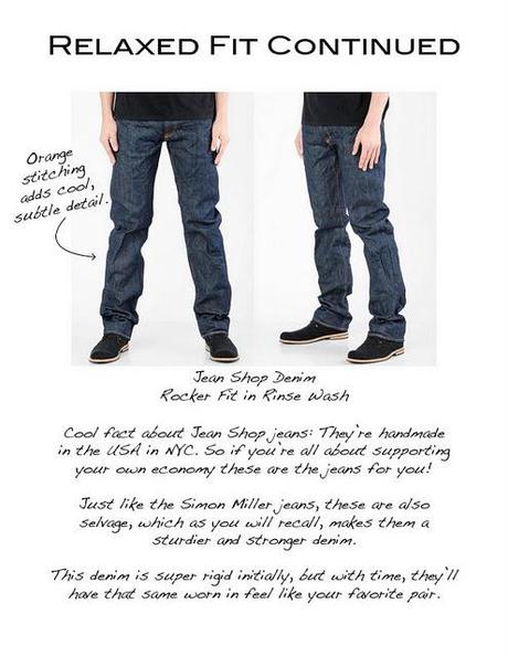 Men's Denim Fit Guide Men's Denim Fit Guide