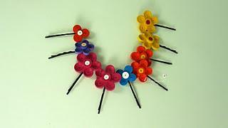 Feature Friday - Paper Quilling Hair Pins from our Etsy Shop