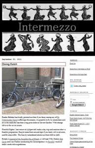 Intermezzo – an opera blogger whose actions speak louder than words