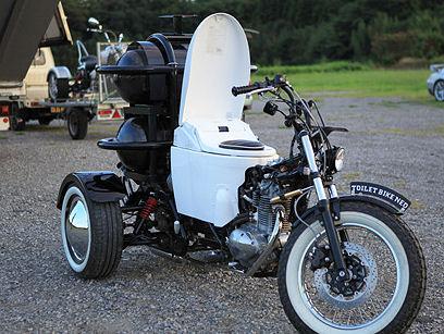 Motorized Tricycle That Runs On Human Poo